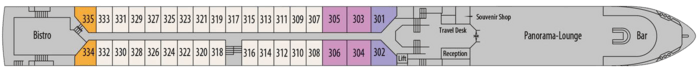 Ship Interior & Deck Plans on MS Oscar Wilde
